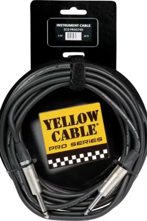 Yellow Cable Cordon Jack Jack 6 M Neutrik | Prix en baisse