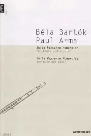 Commandez dès maintenant | Universal Edition Bartok B. - Suite Paysanne Hongroise - Flute et Piano