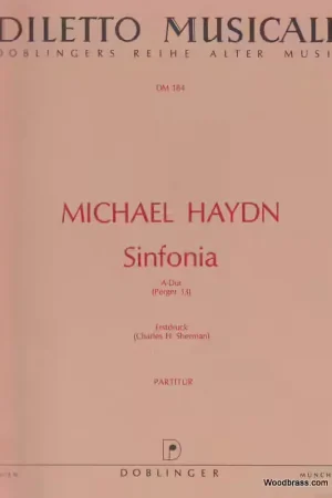 Doblinger Haydn Michael - Sinfonia A-dur P 33 - Conducteur - Commandez maintenant