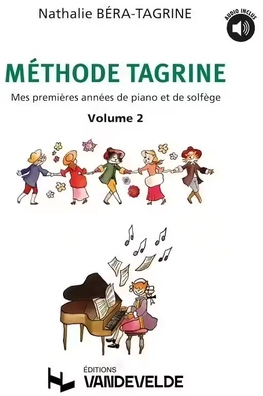 Van De Velde BERA-tagrine N. - Methode Tagrine Vol. 2 - Piano + Audio - Prix mini