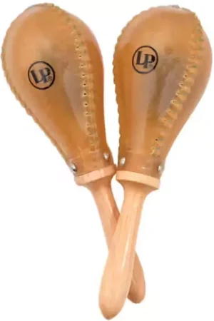 Latin Percussion LP393-RH - Maracas Salsa Rawhide Peau Animale | Haute qualité