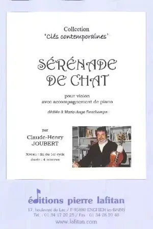 Prix promo | Lafitan JOUBERT CLAUDE-HENRY - SERENADE DE CHAT - VIOLON ET PIANO