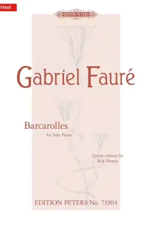 Livraison express | Edition Peters Faure G. - Barcarolles - Piano