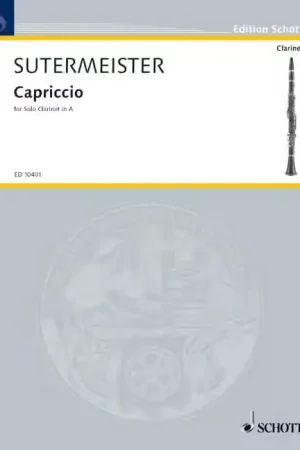 Schott Sutermeister - Capriccio - Clarinette (a) | Disponible maintenant