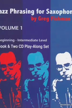 Achetez en ligne | Jazz Studio Fishman G. - Jazz Phrasing For Saxophone Vol. 1 + 2 CD'S