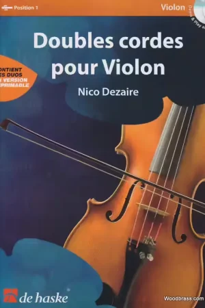 Stock presque épuisé | Dehaske Dezaire Nico - Doubles Cordes Pour Violon + CD