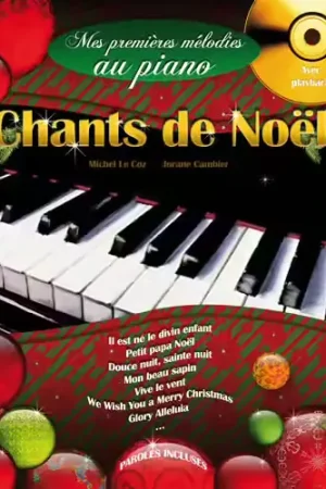 Hit Diffusion Mes Premieres Melodies Au Piano : Chants De Noel + CD - Super prix