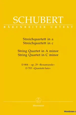 Satisfait ou remboursé | Barenreiter Schubert F. - String Quet In A String Quet In C