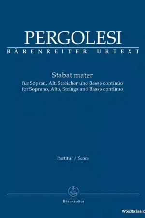 Barenreiter Pergolese G.B. - Stabat Mater - Score | Nouveau