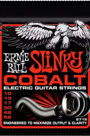 Tout juste arrivé - Ernie Ball 2715 Slinky Cobalt Skinny Top Heavy Bottom 10-52