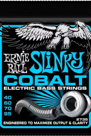 Nouveau produit | Ernie Ball 2735 Cobalt Extra Slinky 40-95