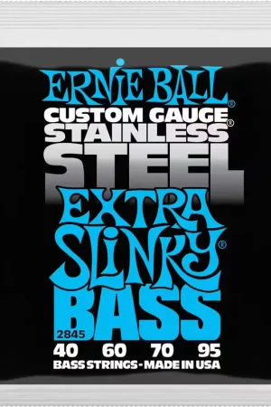 Stock presque épuisé - Ernie Ball Extra Slinky Bass Stainless Steel 40-95 2845