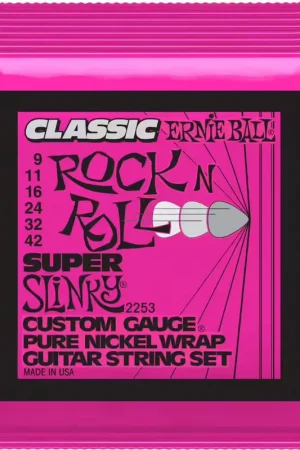 Ernie Ball 2253 Classic RNR Super Slinky 9-42 - Commandez dès aujourd'hui
