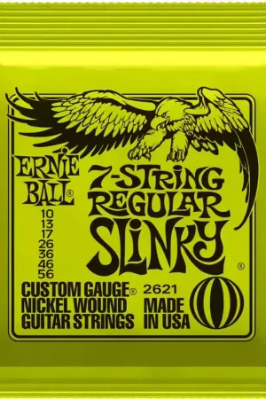 Ernie Ball 2621 Regular Slinky 7C 10-56 - Tout juste arrivé