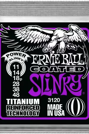 Ernie Ball 3120 Coated Slinky Power Slinky 11-48 | Achetez dès aujourd'hui