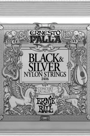 Plus que quelques articles | Ernie Ball 2406 Black & Silver Nylon Strings 28-42