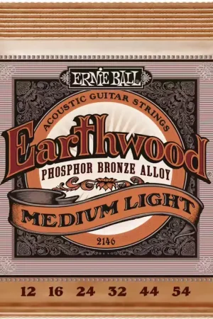 Ernie Ball 2146 Hearthwood Phosphor Bronze Medium Light 12-54 - Remise supplémentaire
