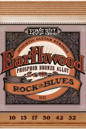 Achetez maintenant | Ernie Ball 2151 Earthwood Phosphor Bronze Rock&blues 10-52