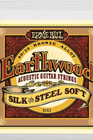 Ernie Ball 2045 Earthwood Silk Steel Soft 11-52 - Disponible dès maintenant