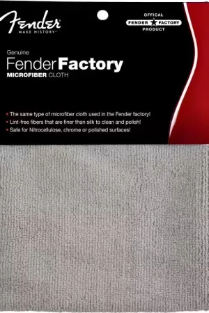 Fender Factory Microfiber Cloth Gray | Livraison rapide