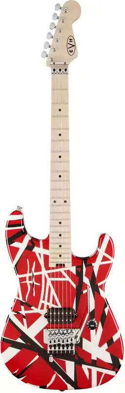 Bon prix - EVH Striped Red With Black Stripes