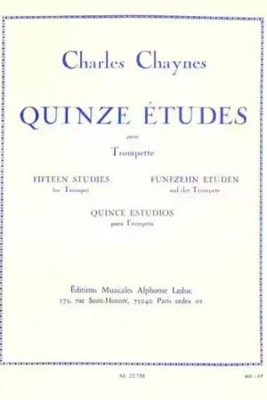 Best-seller | Leduc Chaynes CH. - 15 Etudes Pour Trompette En Ut Ou Sib