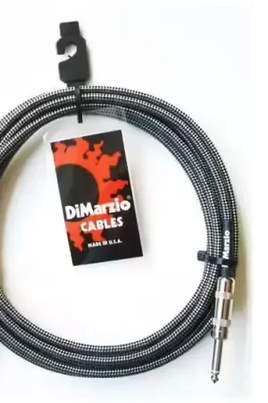 Dimarzio EP1715ssbkgy Cable Jack 4,5M Noir/Gris | Qualité supérieure
