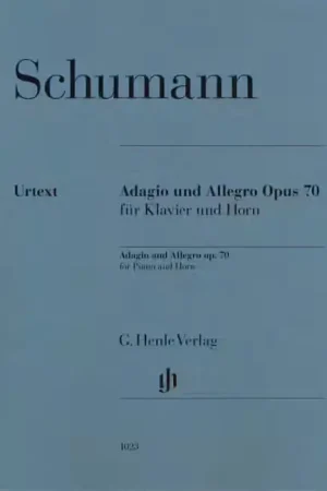 Excellente qualité - Henle Verlag Schumann R. - Adagio & Allegro - Cor et Piano