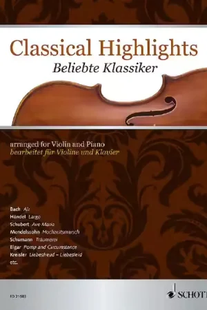 Schott Classical Highlights - Violon et Piano | Promo exceptionnelle