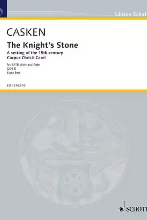 Paiement sécurisé - Schott Casken - The Knight's Stone - Choeur Mixte (satb) et Flute