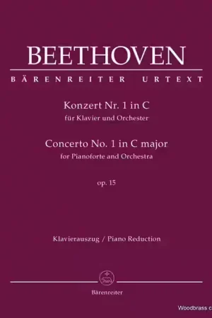 Nouveau - Barenreiter Beethoven L.V. - Klavierkonzert N°1 In C Op.15 - Piano Reduction