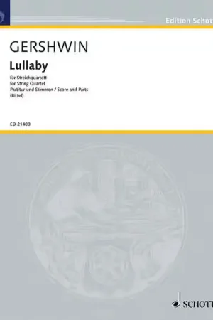 Bien noté | Schott Gershwin - Lullaby - String Quartet