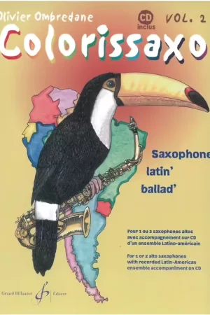 Déstockage | Billaudot Ombredane Olivier - Colorissaxo Volume 2 + CD - 1 Ou 2 Saxophone