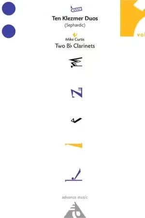 Advance Music Curtis M. - Ten Klezmer Duos Vol. 2 - 2 Clarinettes - Quantité limitée