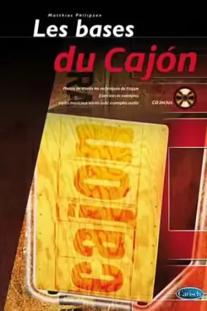 Satisfait ou remboursé - Voggenreiter PHILIPZEN MATTHIAS - LES BASES DU CAJON + CD - PERCUSSION