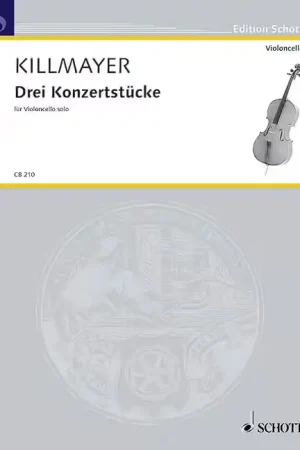 Recommandé | Schott Killmayer - 3 Concert Pieces - Violoncelle