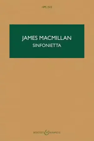 Meilleur prix | Boosey & Hawkes Macmillan - Sinfonietta HPS 1512 - Orchestre (chamber Orchestre)