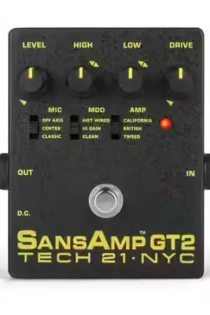 Tech21 Sansamp GT2 Preampli pour Guitare - Disponible maintenant