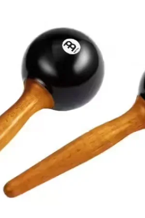 Prix cassé | Meinl Maracas Ronds Plastique Noir