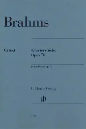 Incontournable | Henle Verlag Brahms J. - Piano Pieces Op.76