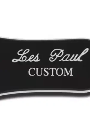 Gibson Accessories Truss Rod Cover "les Paul Custom" Black | Bonne affaire