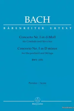 Haute qualité - Barenreiter Bach J.S. - Concerto N°1 In D-moll BWV 1052