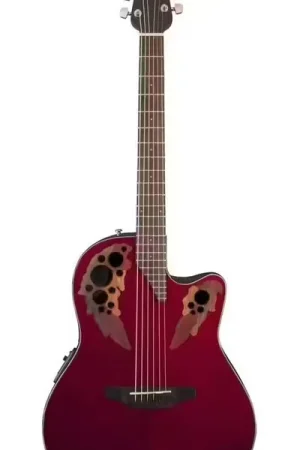 Prix malin - Ovation Celebrity Elite Mid Cutaway Ruby Red CE44-RR-G