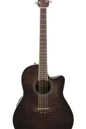 Ovation Celebrity Standard Plus Mid Cutaway Transparent Blackburst Flame CS24P-TBBY-G | Recommandé