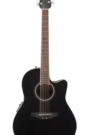 Prix mini - Ovation Celebrity Cs Standard Mid Cutaway Black CS24-5-G
