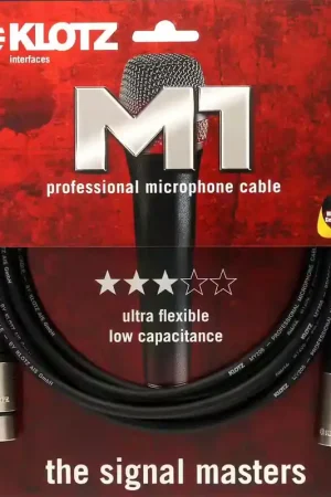 Klotz Cable Micro XLR 2M Noir Klotz | Nouvel arrivage