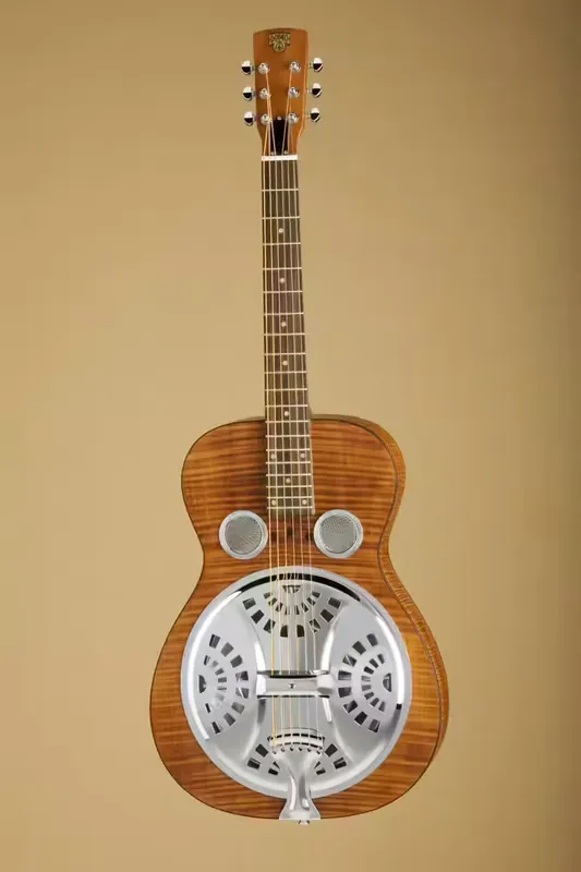 Disponible maintenant | Epiphone Dobro Hound Dog Deluxe Round Neck Vintage Brown