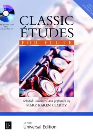 Tout nouveau - Universal Edition Classic Etudes With Reference CD - Flute (2ND Flute Ad Lib.)