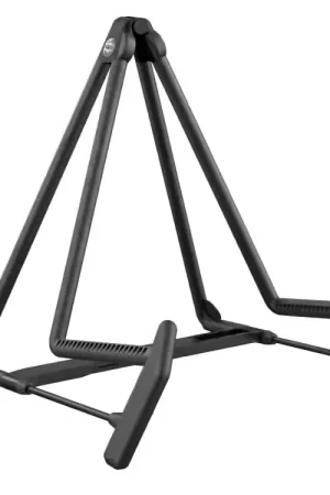 K&M Stand Guitare Acoustique Heli 2 Noir (et Cor) - 17580 | Prix usine