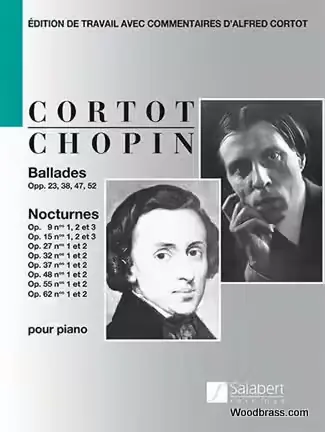 Ne manquez pas cette offre - Salabert Chopin F. - Ballades & Nocturnes (cortot) - Piano